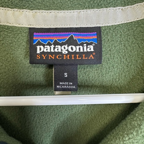 Patagonia Synchilla Olive Pullover - Picture 2 of 3